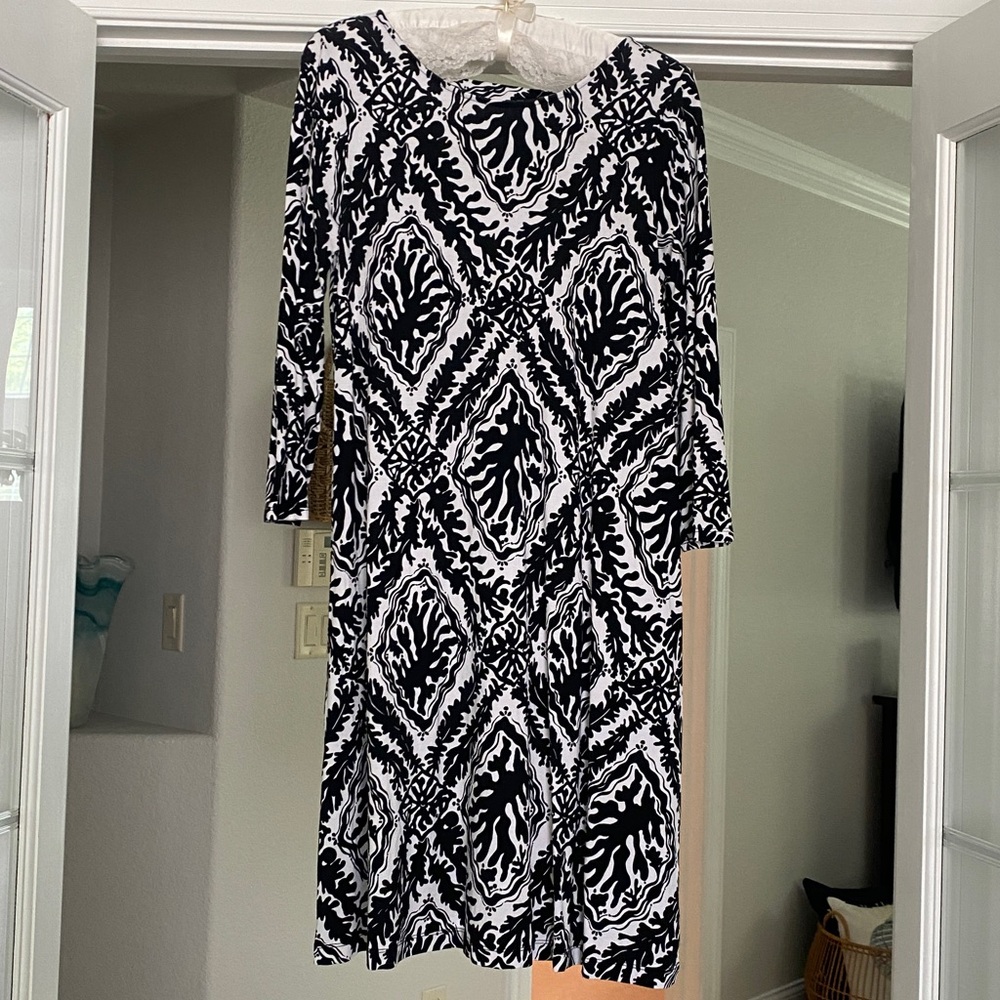 Lilly Pulitzer Black and White Dress